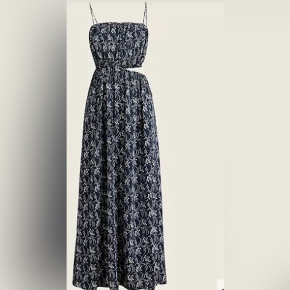 J. Crew Starry cut out Maxi